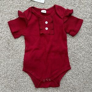 Maroon Baby Onesie